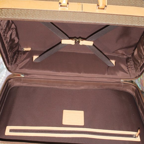 SOLD Brown signature coach carry on suitcase - Picture 7 of 10